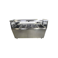 Emerald STM72PSE Electric Single Tank Steam Table - 5-Pan - 72 Inch