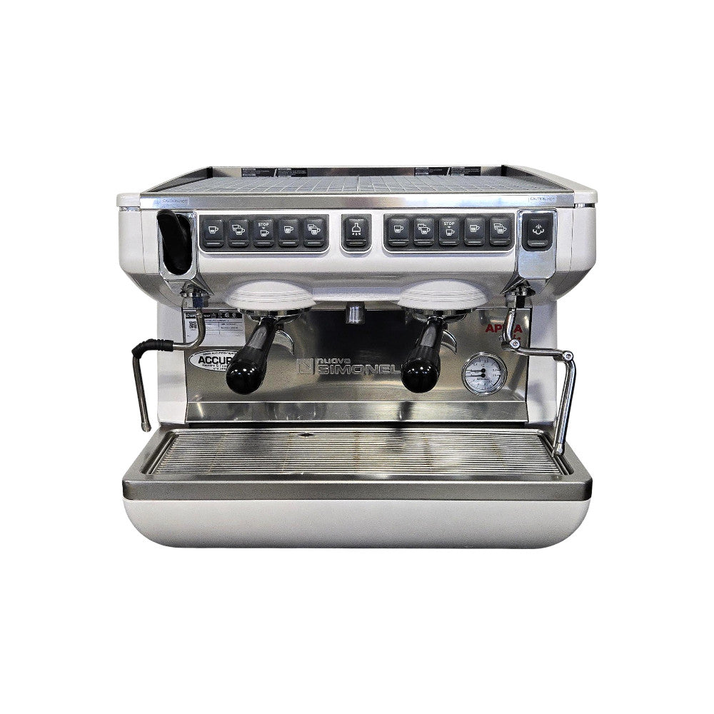 Nuova Simonelli Appia Life Compact V - 2 Group Espresso Machine - White