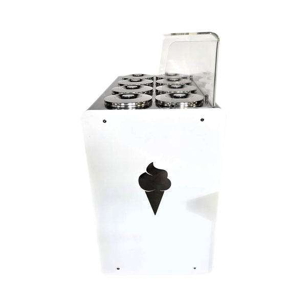 BRX Joy 3BPO8JVRI 8 Pan Gelato Cabinet