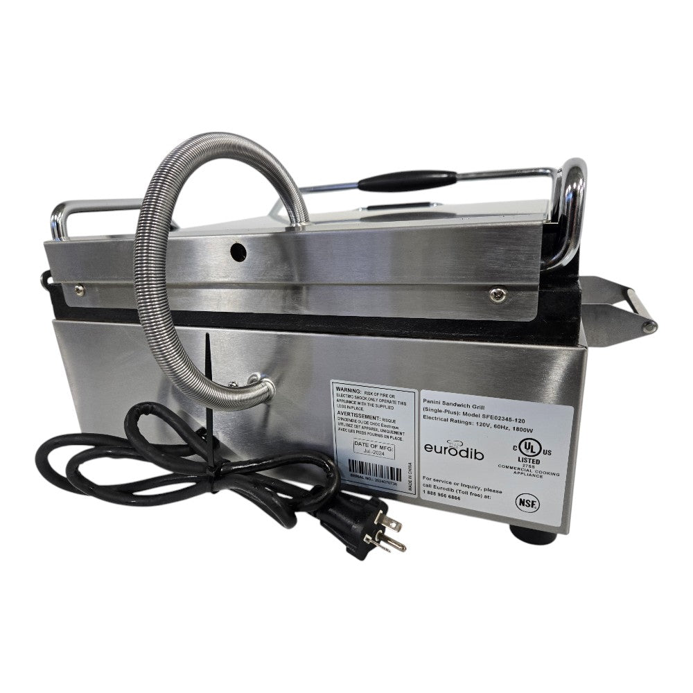 Eurodib Canada SFE02345 Panini Grill