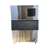 Hoshizaki IM-500SAB Square Cuber Icemaker 489lbs per 24hrs with B-700SF Stainless Steel Ice Storage Bin - Up to 550lbs