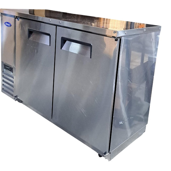 Atosa SBB59GR Shallow Back Bar Cooler - 2 Door - 59 Inch