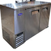 Atosa SBB59GR Shallow Back Bar Cooler - 2 Door - 59 Inch