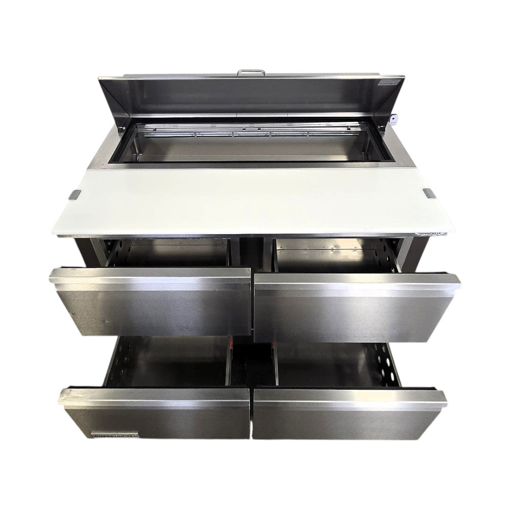 AmericanChef SR2-48-4D Mega Top Prep Table