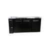 EFI CBBDR3-72CC Back Bar Cooler - 3 Solid Door - 72 Inch