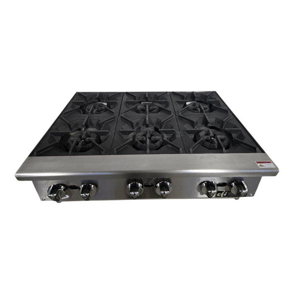 EFI - RCTHP-36-6 - Cook Tops - Hot Plate 6 Burner - Natural Gas