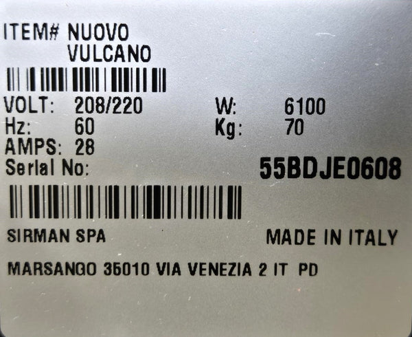 Eurodib Nuovo Countertop Electric Pizza Oven - Never Used