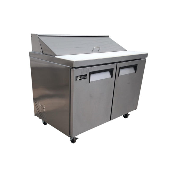 EFI CSDR2-48VCX Refrigerated Prep Table - 2 Solid Door - 48 Inch