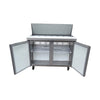 EFI CSDR2-48VCX Refrigerated Prep Table - 2 Solid Door - 48 Inch