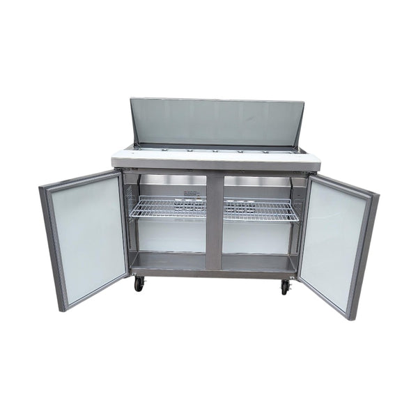 EFI CSDR2-48VCX Refrigerated Prep Table - 2 Solid Door - 48 Inch