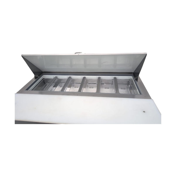 EFI CSDR2-48VCX Refrigerated Prep Table - 2 Solid Door - 48 Inch