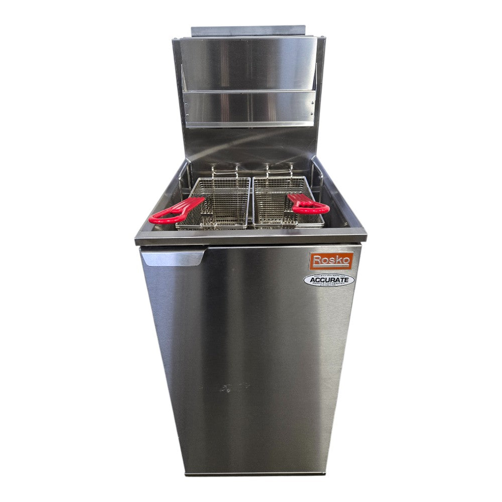 Rosko RO-FFG-115-P Floor Gas Fryer- Propane