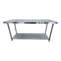 Rosko DOYWT3072SS Stainless Steel Double Work Table