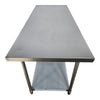 Rosko DOYWT3072SS Stainless Steel Double Work Table