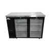 Glacier GBB-49GSD Back Bar Cooler - 2 Glass Door - 49 Inch