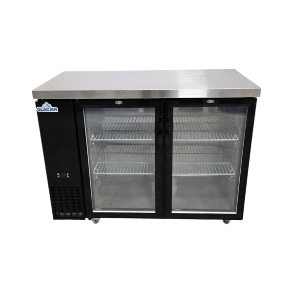 Glacier GBB-49GSD Back Bar Cooler - 2 Glass Door - 49 Inch