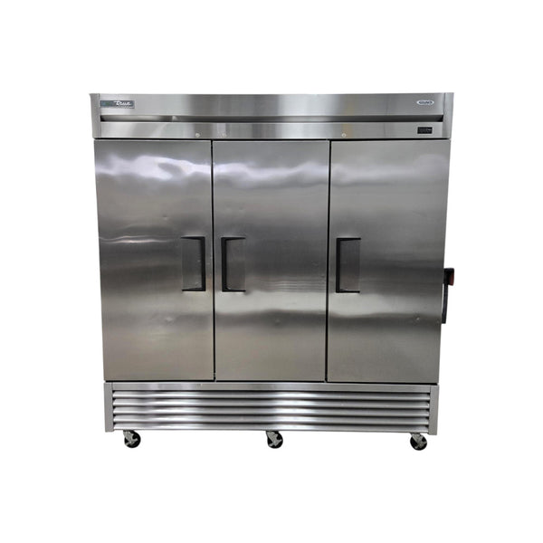 True T-72-HC Upright Refrigerator - 3 Solid Door - 78 Inch