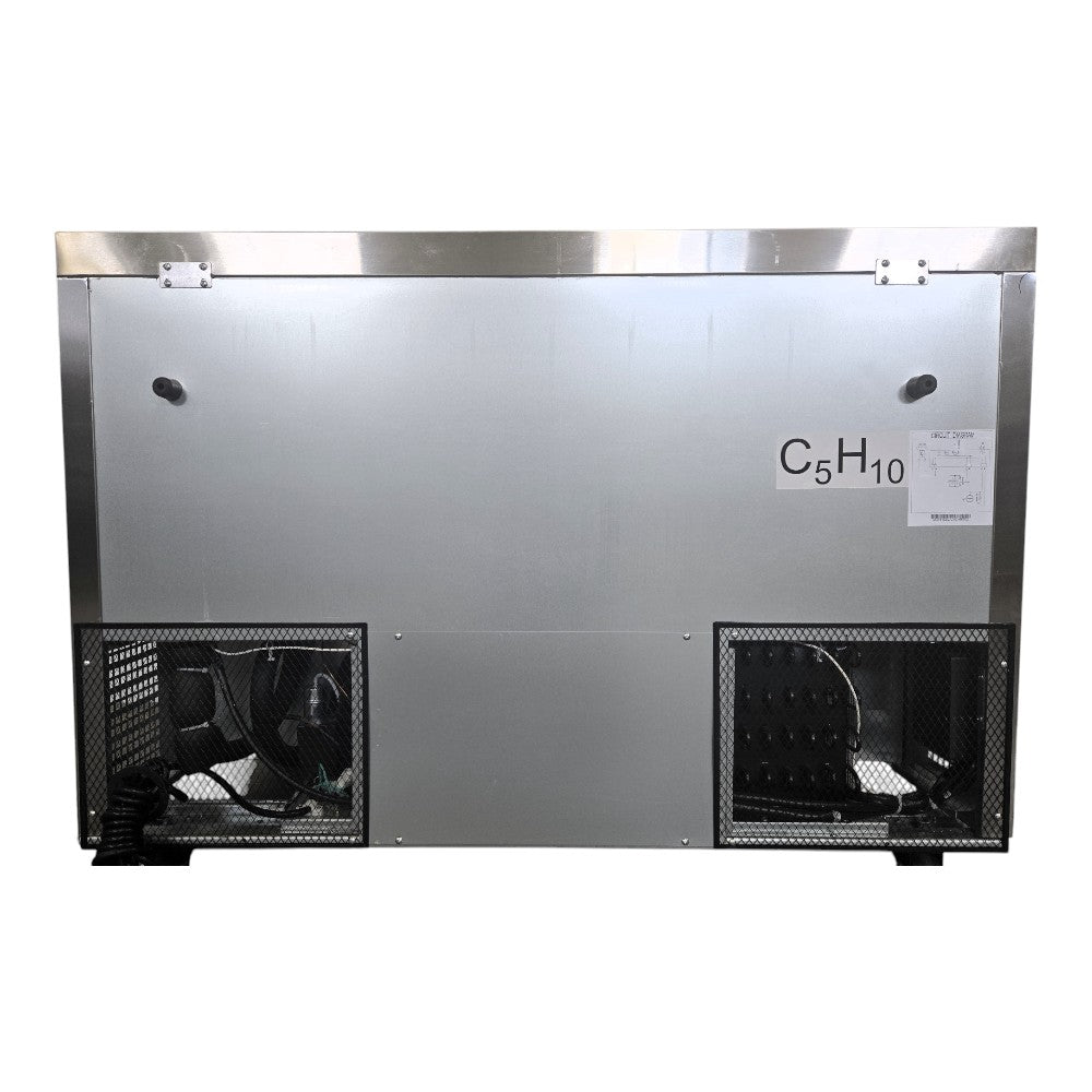 Atosa MGF8402GR Undercounter Refrigerator - Dent on Left Side