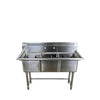 Metal304 S3C151512-316  3 Well Sink - 15 Inch