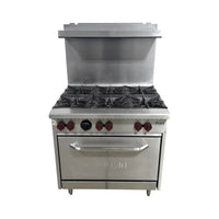 Vulcan SX36 6 Burner Stove - Natural Gas