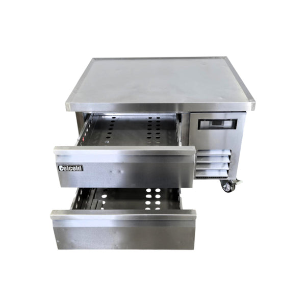 CELCO CCB36R Refrigerated Chef Base - 2 Solid Drawers - 48 Inch
