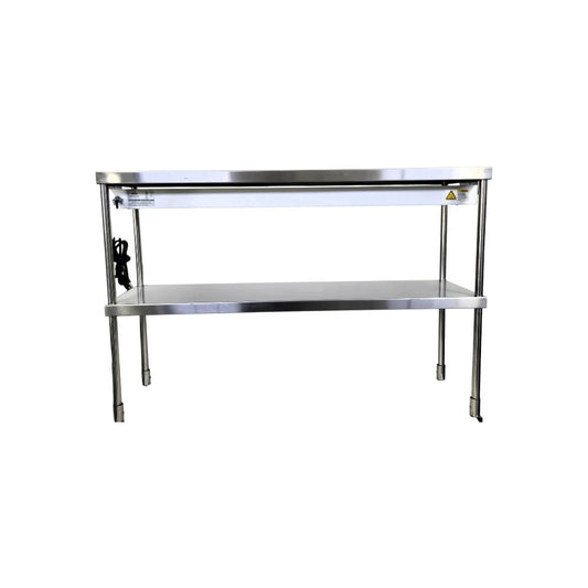 EFI TOD1448 Double Overshelf with Winco ESH-48 Heat Lamp