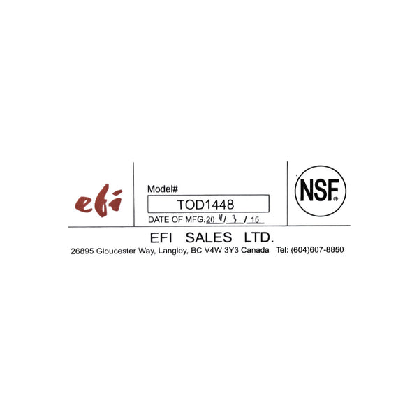 EFI TOD1448 Double Overshelf with Winco ESH-48 Heat Lamp