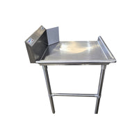 Omcan 28472 Stainless Steel Clean Dish Table  Left Side - 26 Inch