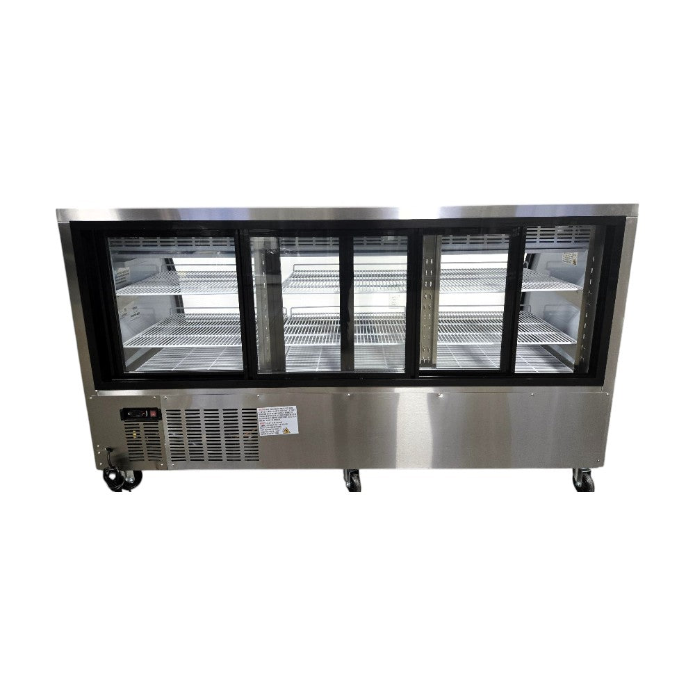 Omcan RS-CN-0200-S Refrigerated Display Case - Cosmetic Damage