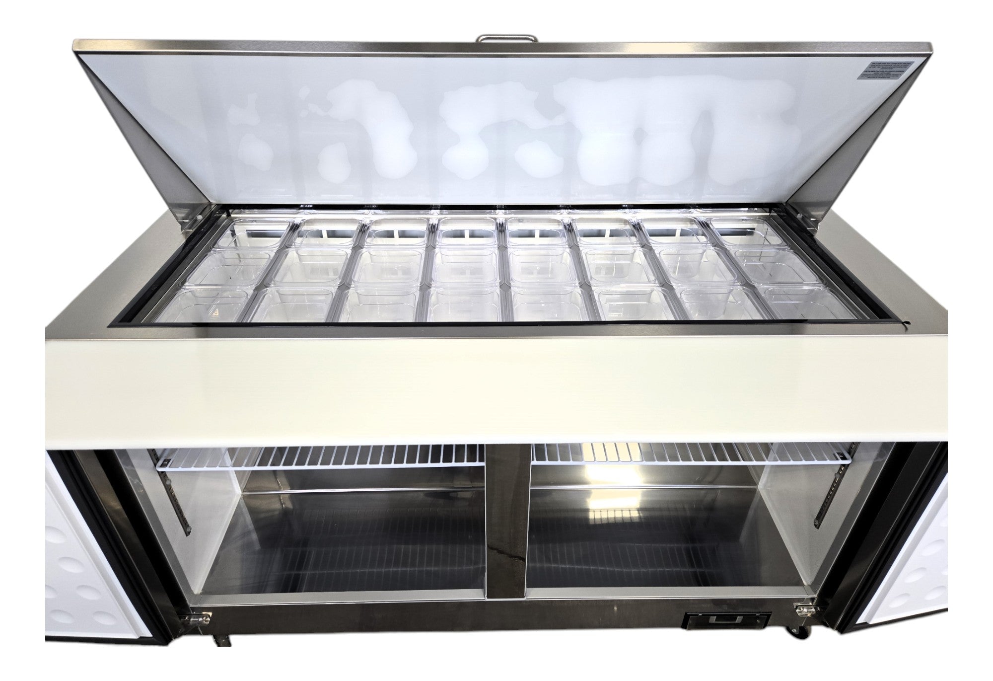 North-Air NA-S60M Double Door 60 inch Refrigerated Mega Top Sandwich Prep Table