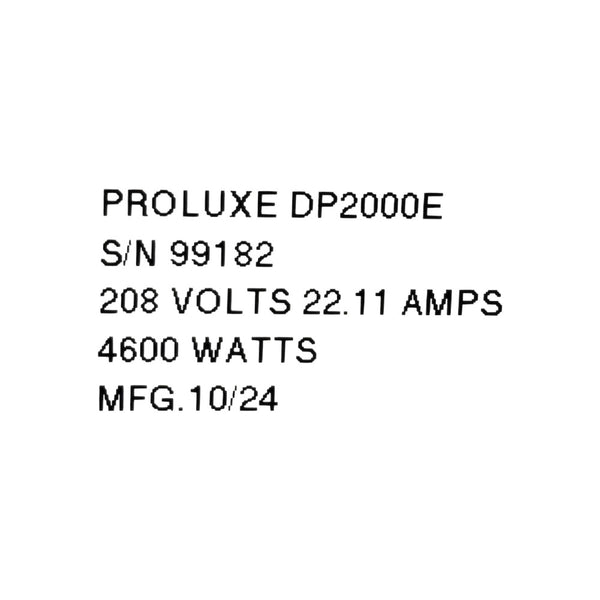 Proluxe DP2000E Tortilla/Dough Press