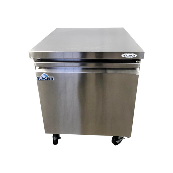 Glacier GUR-29 Refrigerator - Undercounter - 1 Solid Door - 29 Inch