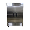 CHEF LRSR2-H Upright Refrigerator - 2 Solid Door - 55 Inch