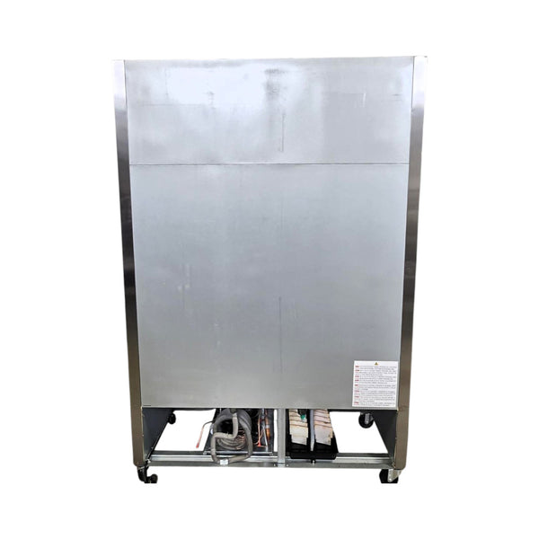 CHEF LRSR2-H Upright Refrigerator - 2 Solid Door - 55 Inch