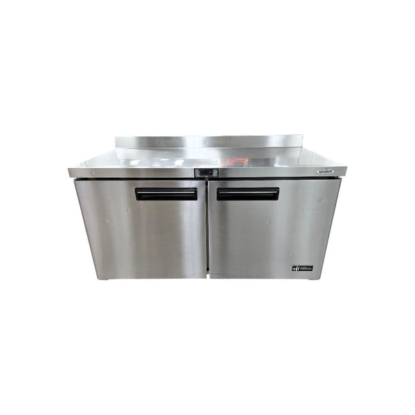 EFI CWDR260VC Worktop Refrigerator with Backsplash -  2 Solid Door - 60 Inch