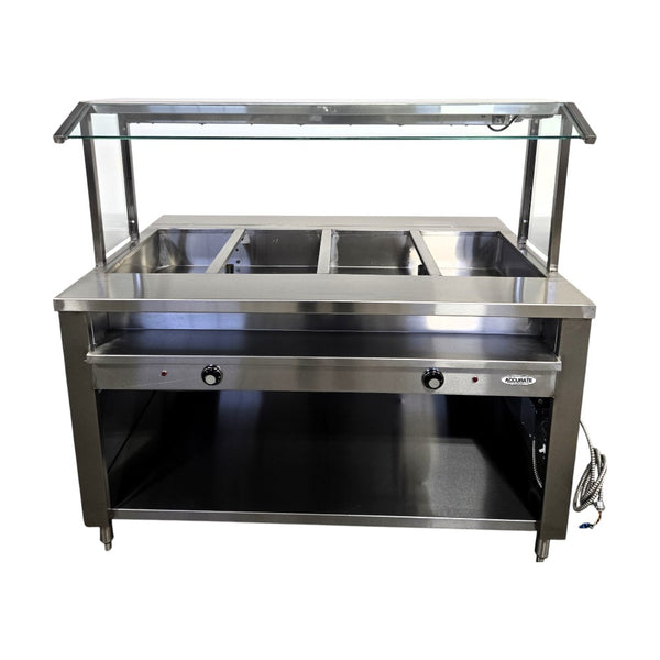 Nella H74Well Steam Table - 4 Well