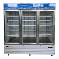 Omcan 50052 3 Door Refrigerator