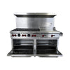 Vulcan SX60F Range With 24'' Griddle - Nat Gas