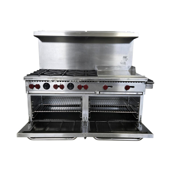 Vulcan SX60F Range With 24'' Griddle - Nat Gas