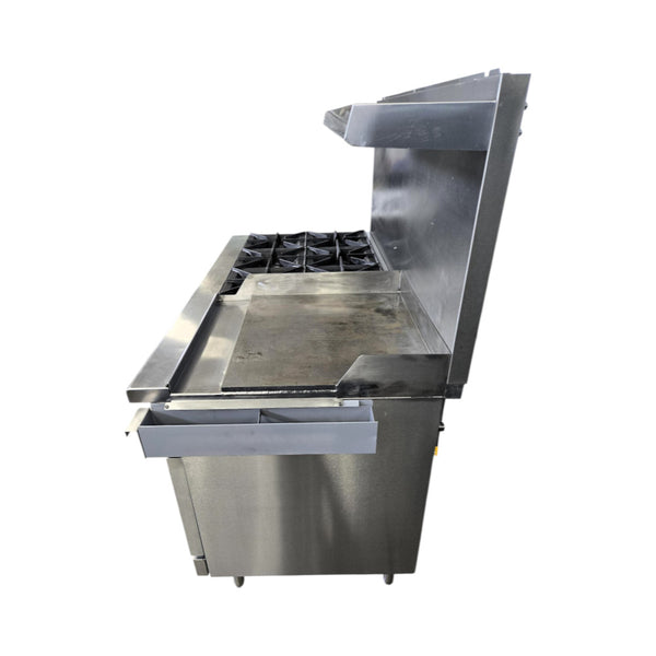 Vulcan SX60F Range With 24'' Griddle - Nat Gas