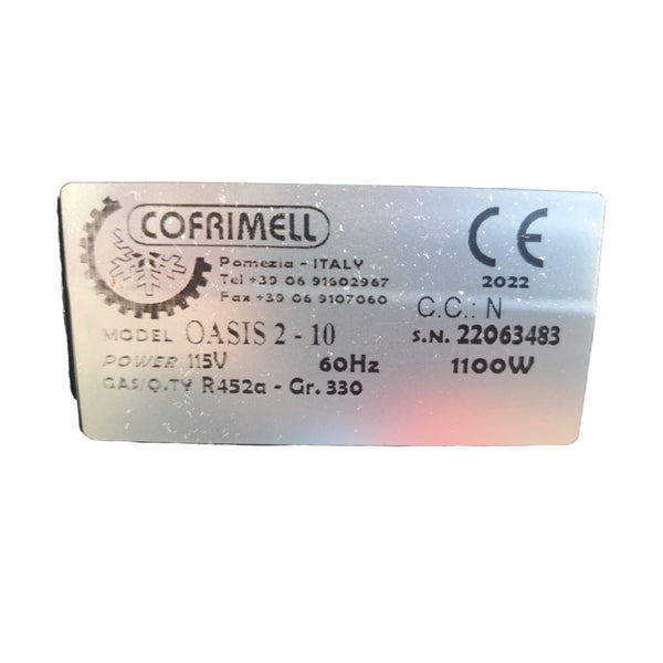 Cofrimell OASIS 2-10 Two Tank Slush Machine