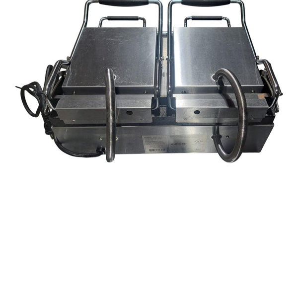 Eurodib SFE02360-240 Double Panini Grill - 18 x 11