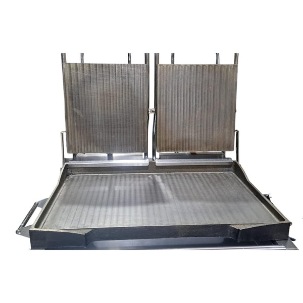 Eurodib SFE02360-240 Double Panini Grill - 18 x 11