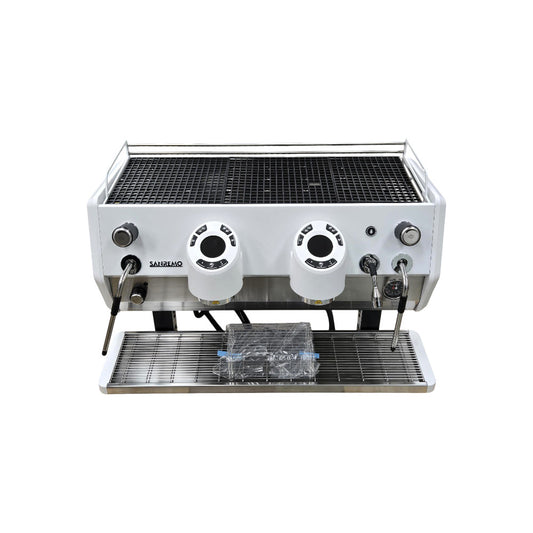Sanremo D8P.2GR-WHITE 2 Group Espresso Machine - Never Used