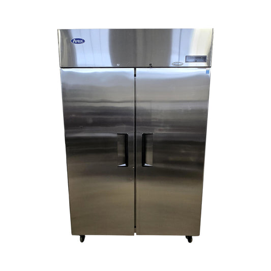 Atosa MBF8005GR Upright Refrigerator - 2 Solid Door - 52 Inch