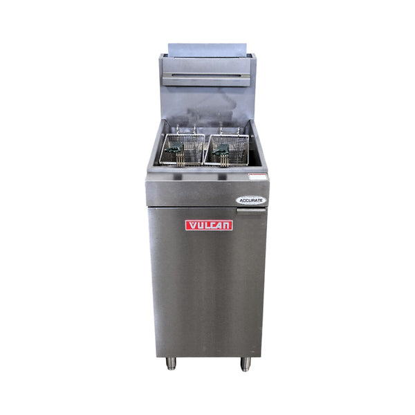 Vulcan LG400-2 45-50lb Floor Fryer - Propane