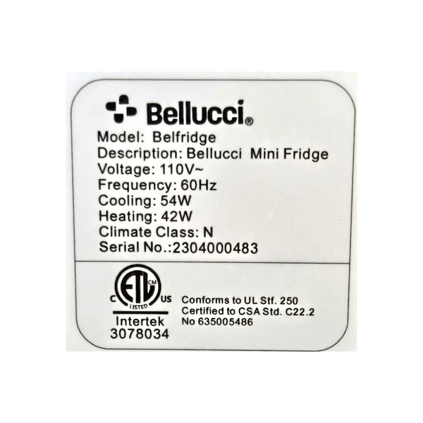 Belluci Belfridge 2L Electric Milk Cooler
