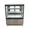 Atosa RDCS-35 Square Glass Floor Refrigerated Display Case - 35 Inch