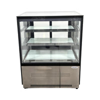 Atosa RDCS-35 Square Glass Floor Refrigerated Display Case - 35 Inch