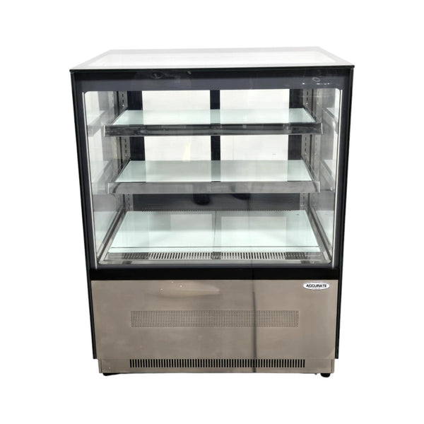 Atosa RDCS-35 Square Glass Floor Refrigerated Display Case - 35 Inch
